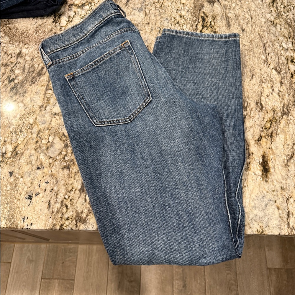 Express Blue SOFT COTTON Classic Straight Jeans Classic Fit